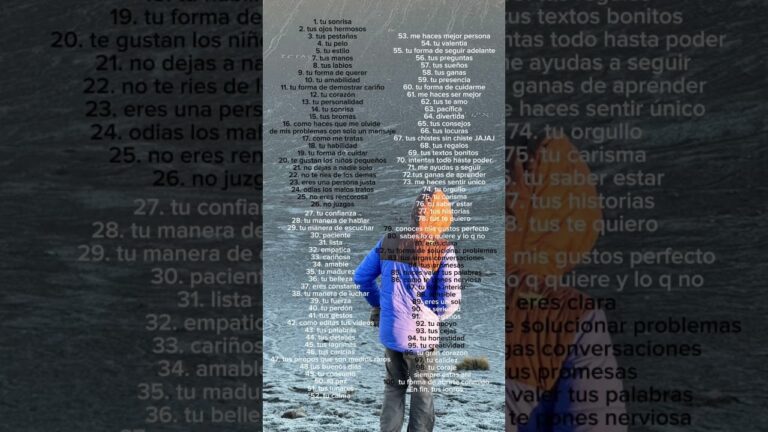 100 razones por las que te quiero