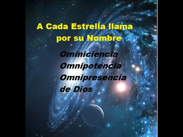 a cada estrella llama por su nombre