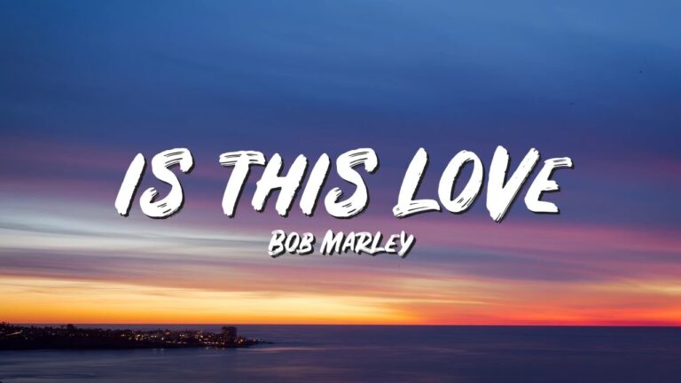 bob marley letra de is this love