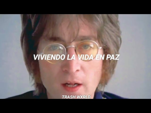 cancion de john lennon imagine letra en español