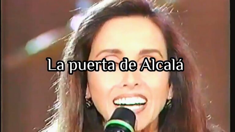cancion de la puerta de alcala letra