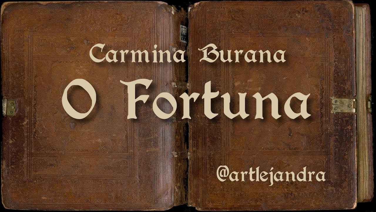 carmina burana o fortuna letra en español