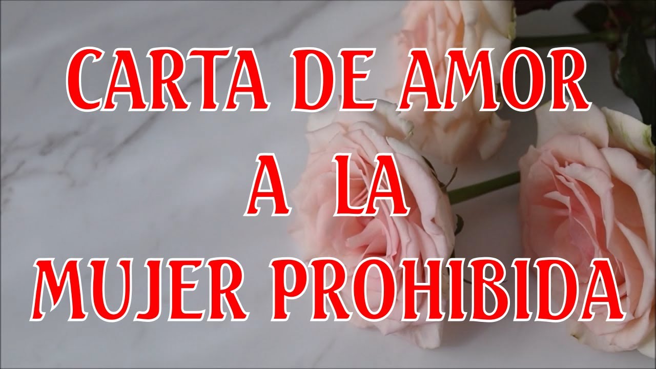 carta declaracion de amor a una mujer