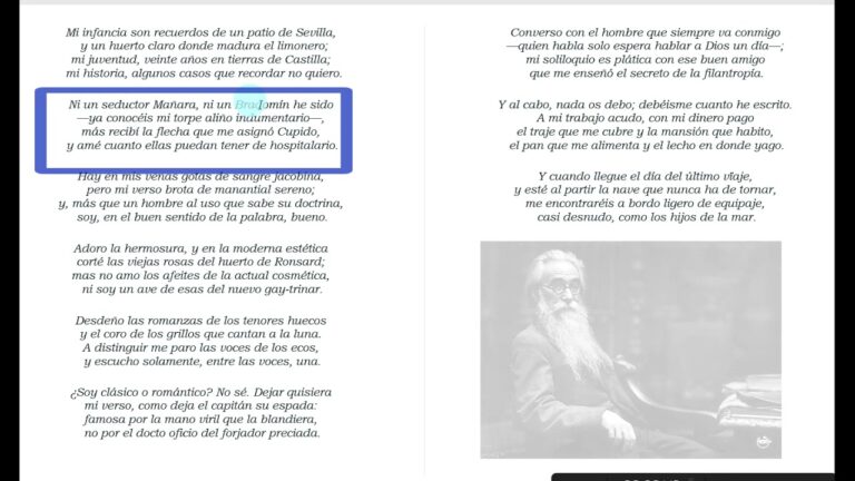 comentario del poema retrato de antonio machado