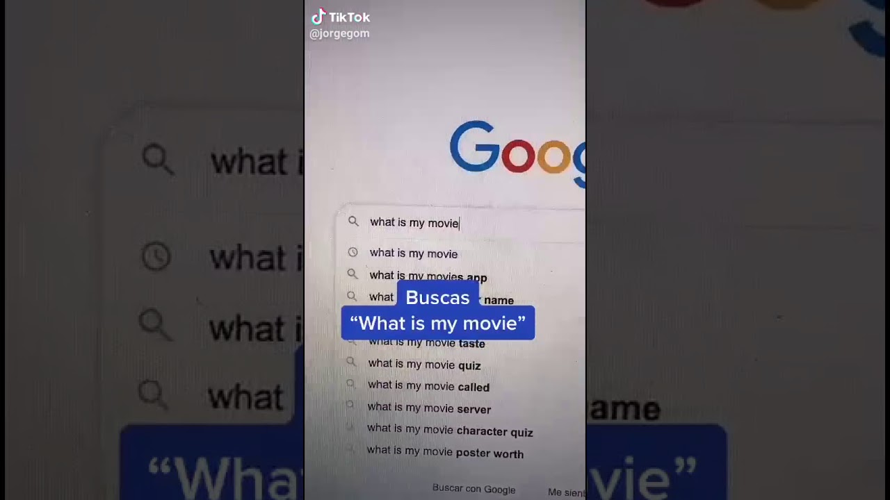 como buscar una pelicula sin saber el titulo