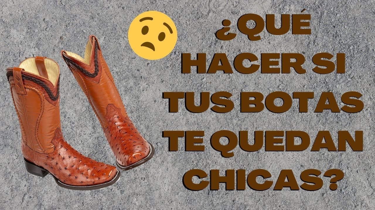 como estirar la caña de una bota