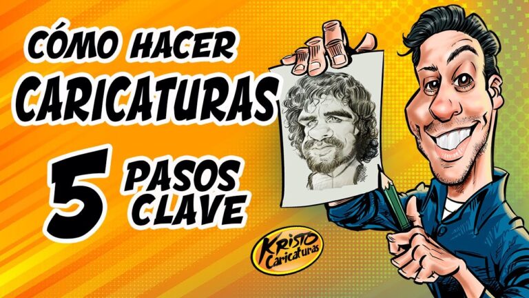 como hacer dibujos de personas en caricatura