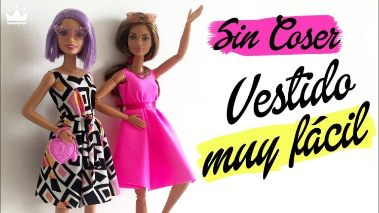 como hacer ropa para barbie paso a paso en casa