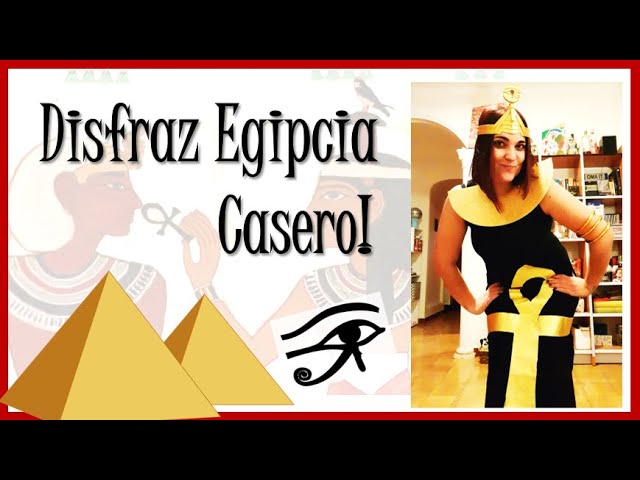 como hacer un disfraz de egipcia para mujer