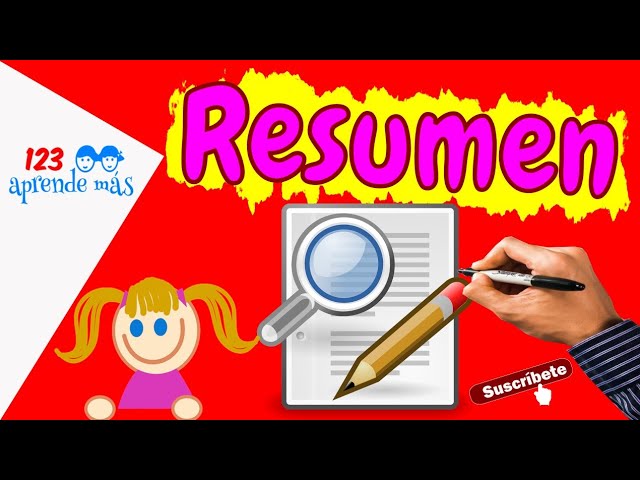 como hacer un resumen de un cuento