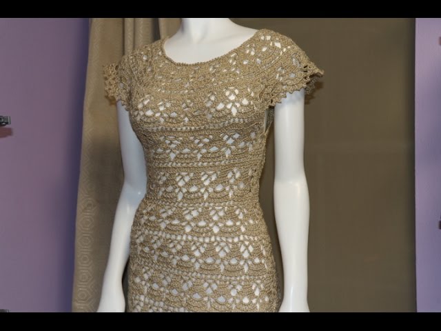 como hacer un vestido de ganchillo para mujer
