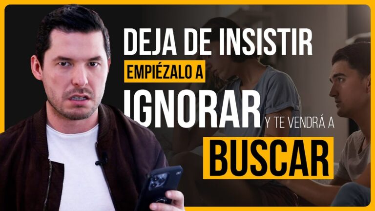 como ignorar a un hombre que te ignora