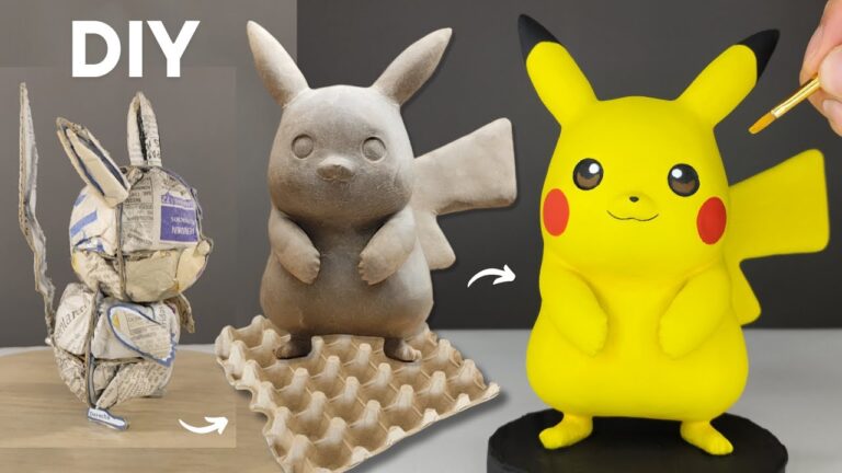 como puedo hacer una escultura con material reciclable