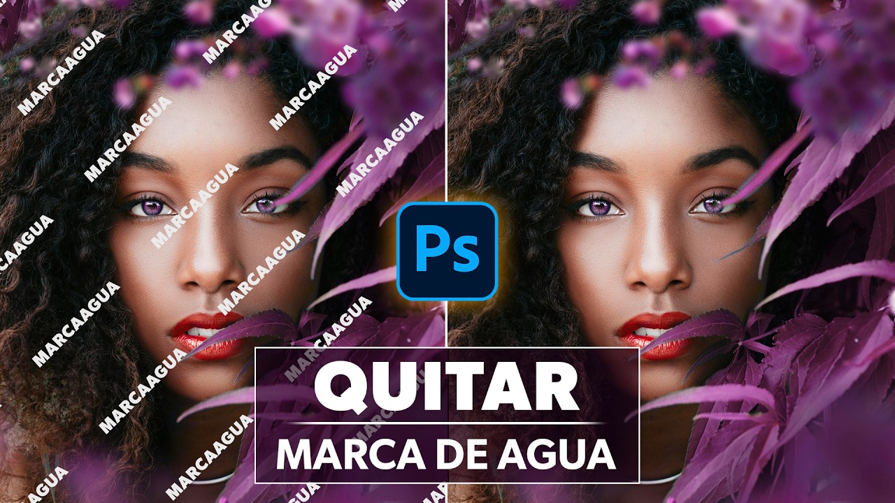 como quitar marca de agua en photoshop online