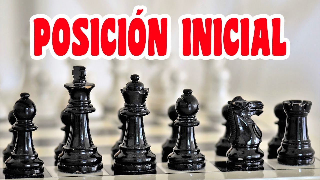 como se colocan las fichas de ajedrez