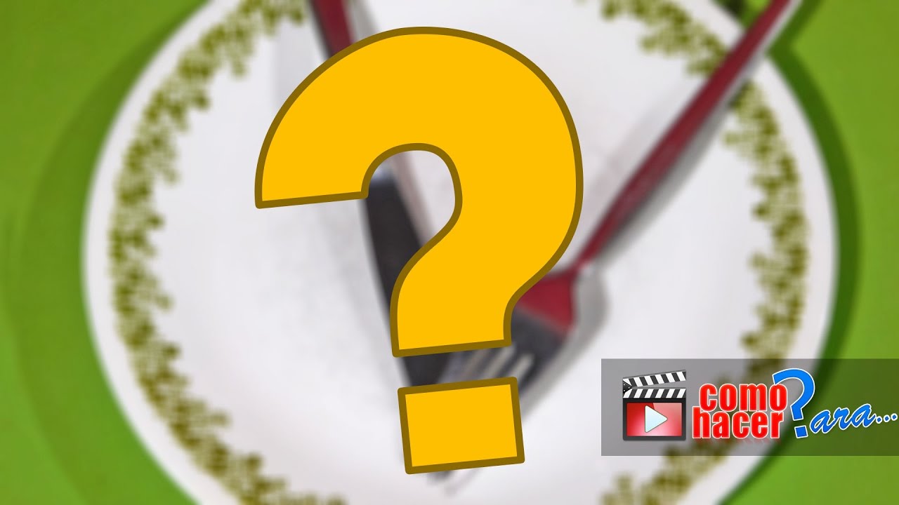 como se ponen los cubiertos cuando terminas de comer