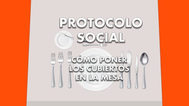 como se ponen los cubiertos en la mesa