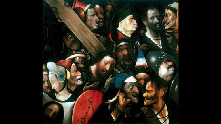 cristo con la cruz a cuestas el bosco