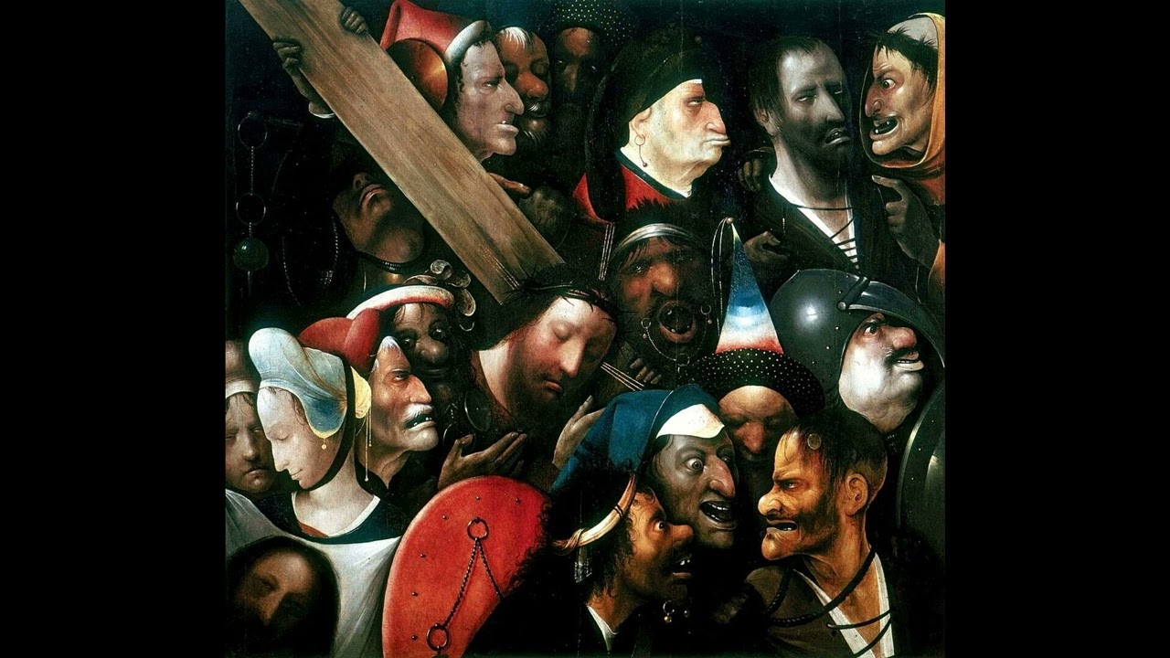 cristo con la cruz a cuestas el bosco