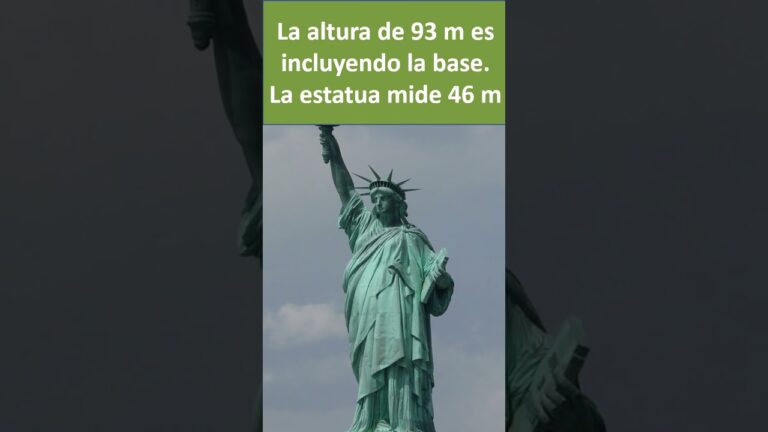 cuanto mide la estatua de la libertad