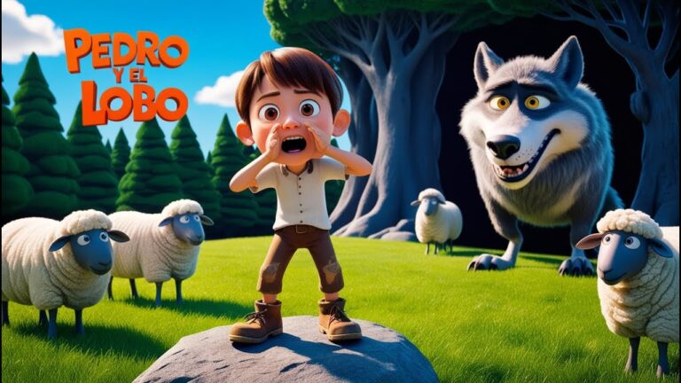 cuento el pastor de ovejas y el lobo