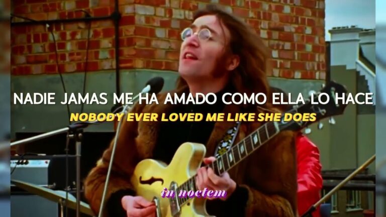 don t let me down beatles letra en español
