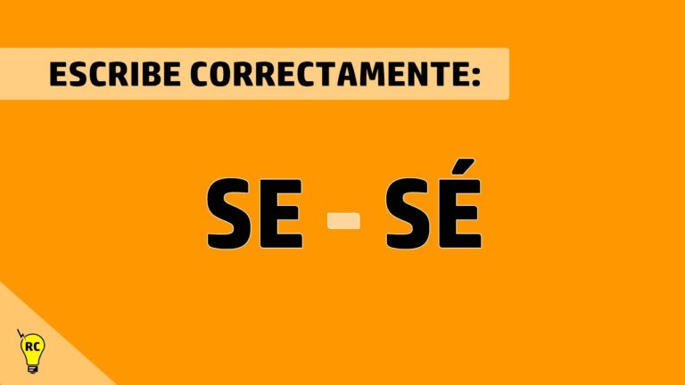 ejemplos de oraciones con se y sé