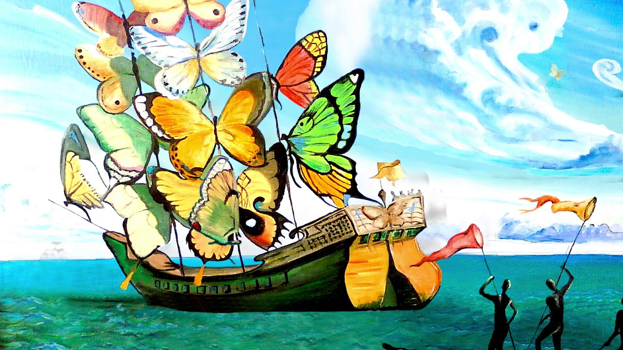 el barco de mariposas salvador dali wikipedia
