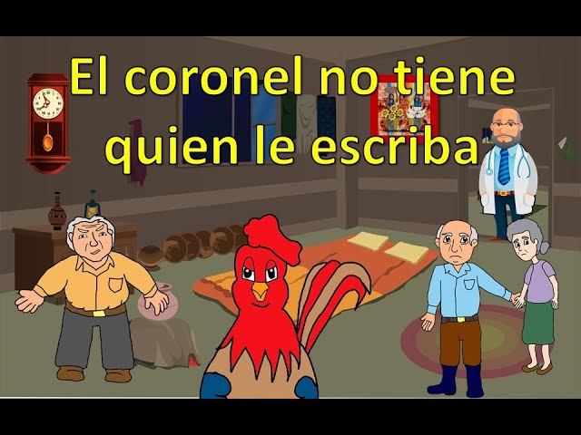 el coronel no tiene quien le escriba resumen