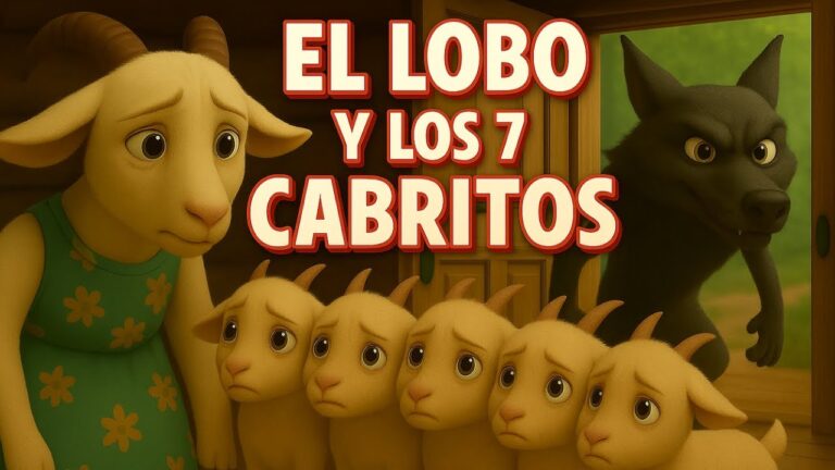 el lobo y los 7 cabritillos cuento completo
