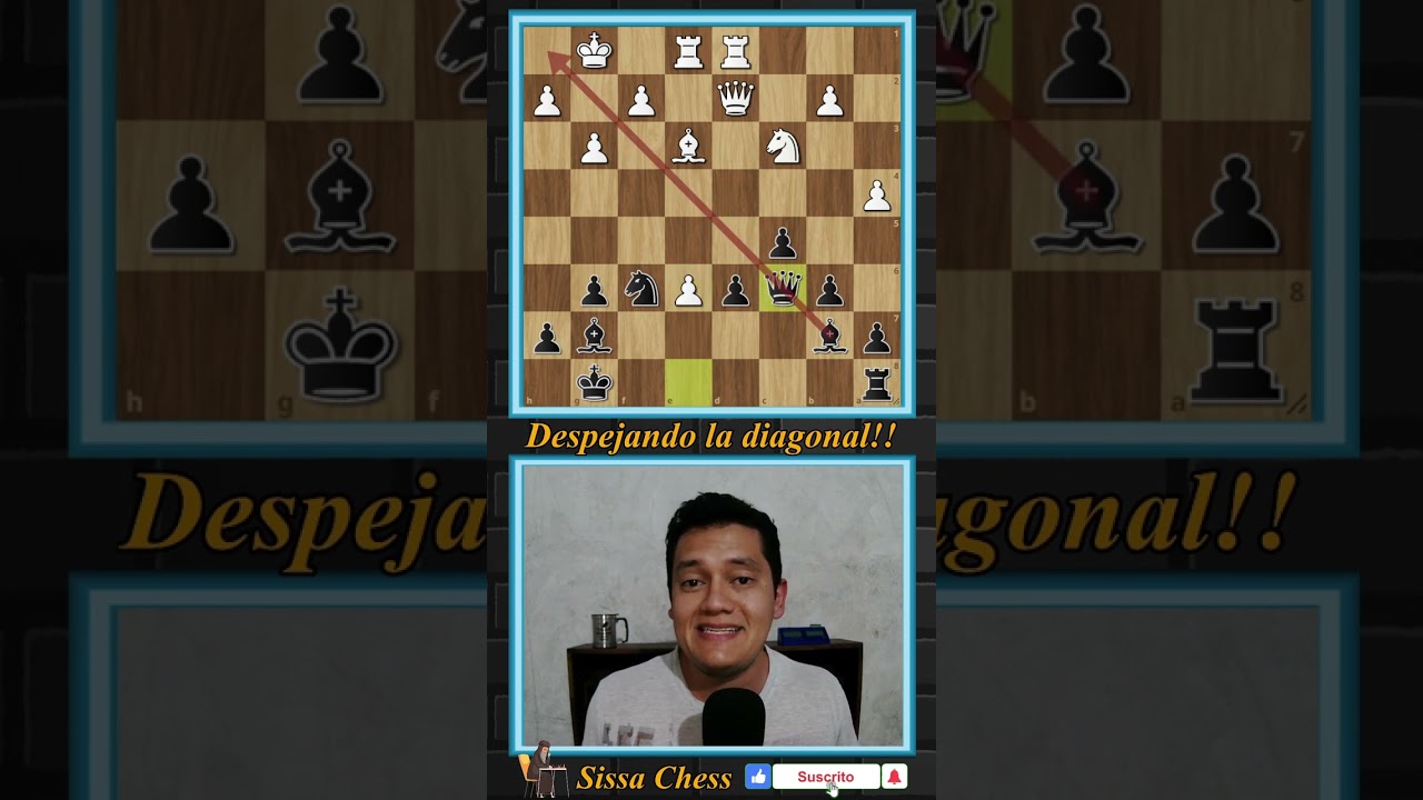 en ajedrez las piezas que se mueven en diagonal