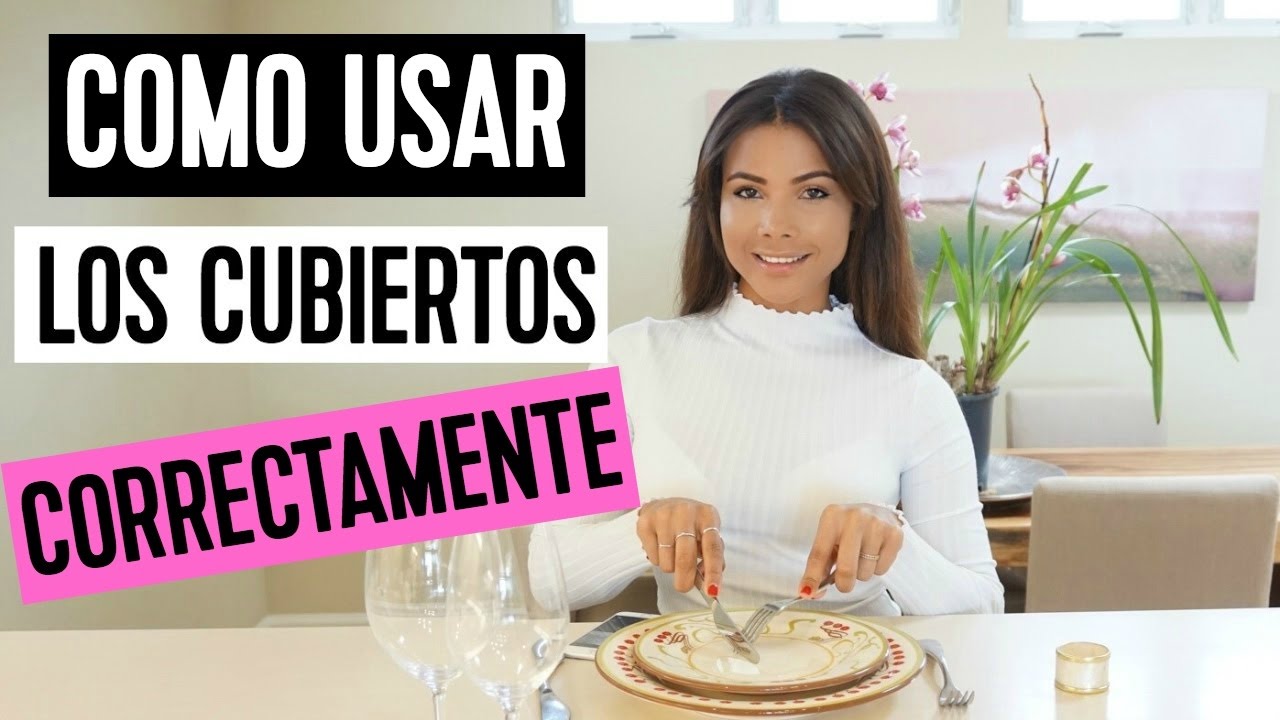 etiqueta y protocolo en la mesa cubiertos