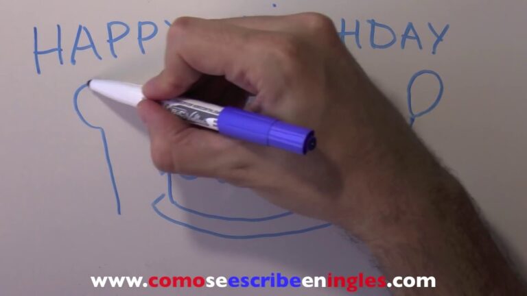 feliz cumpleaños como se escribe en ingles