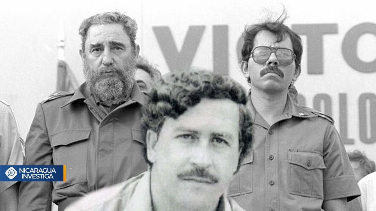 foto de pablo escobar con los sandinistas