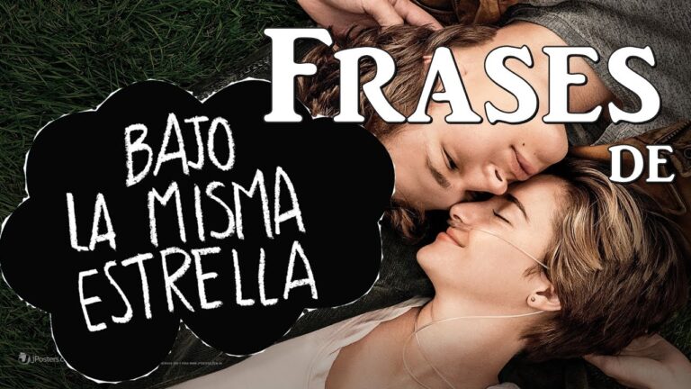 frases bajo la misma estrella john green