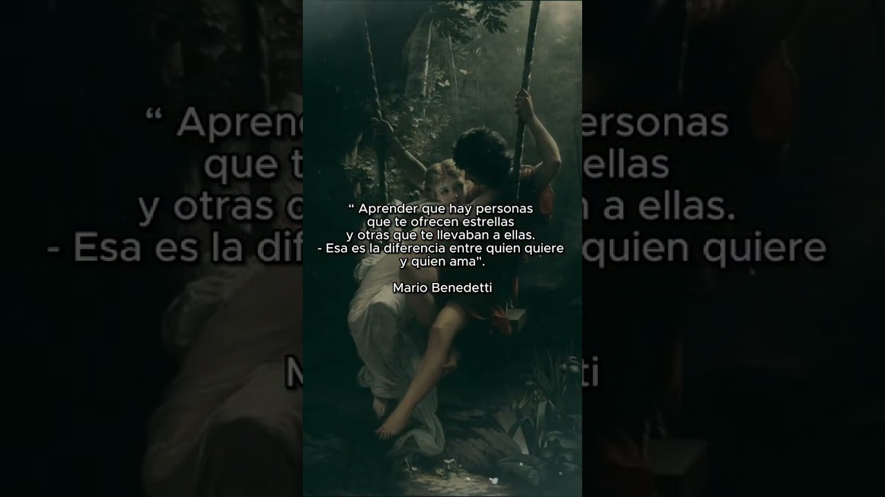 frases cortas de mario benedetti de amor