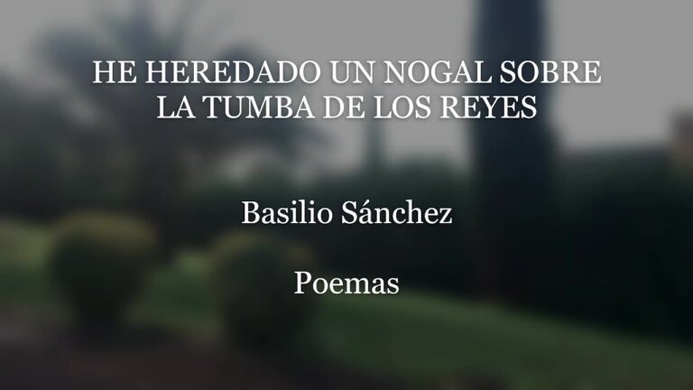 he heredado un nogal sobre la tumba de los reyes