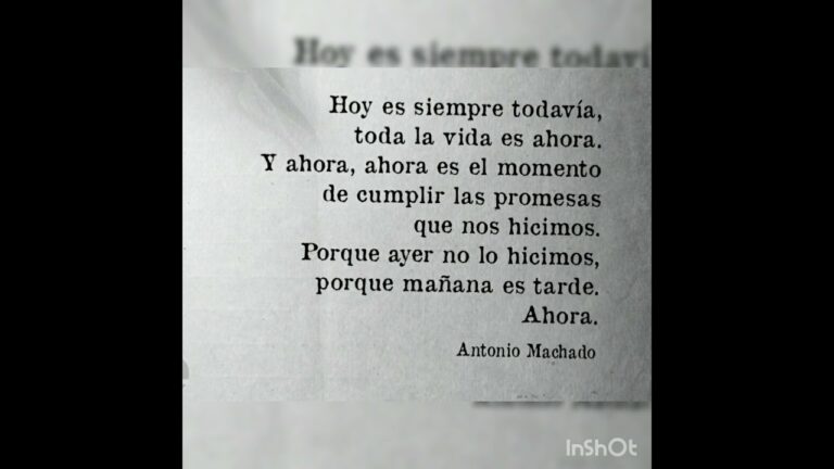 hoy es siempre todavía antonio machado poema completo