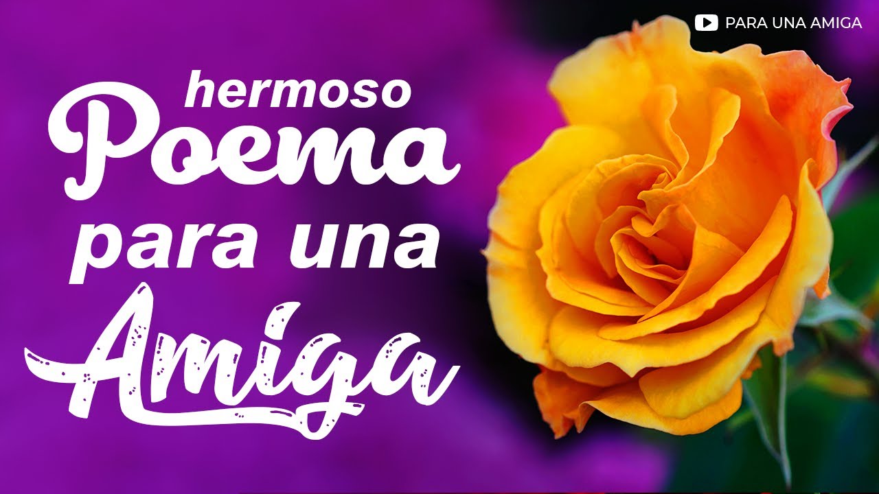 imagenes de poemas de amistad para una amiga