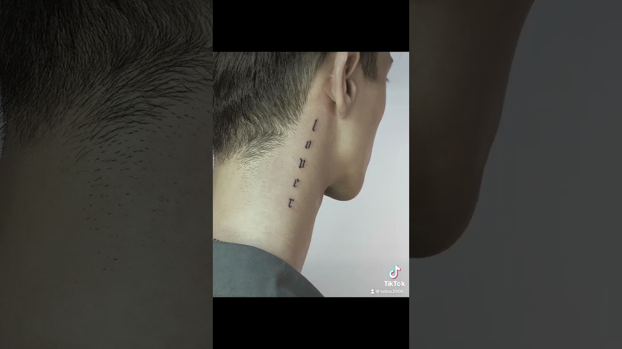 imagenes de tatuajes en el cuello de hombres