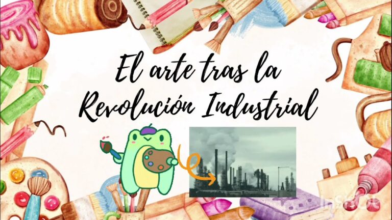 influencia de la revolucion industrial en el arte