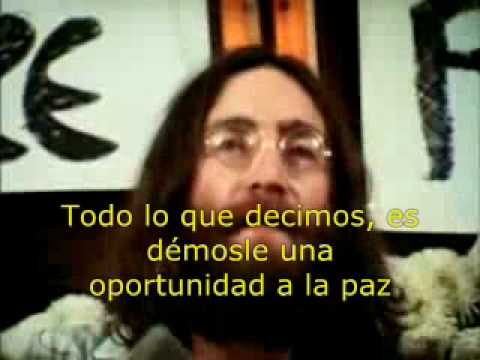 john lennon give peace a chance traducida