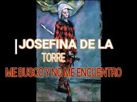 josefina de la torre me busco y no me encuentro