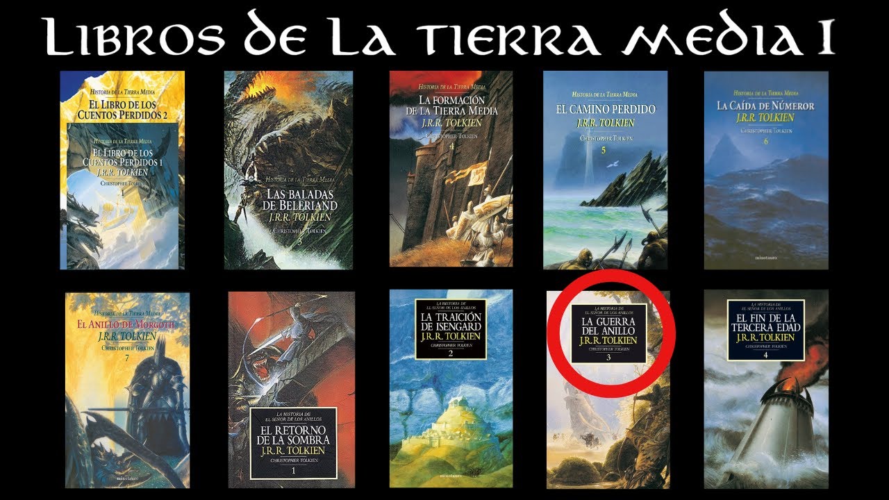 la historia de la tierra media 12 libros