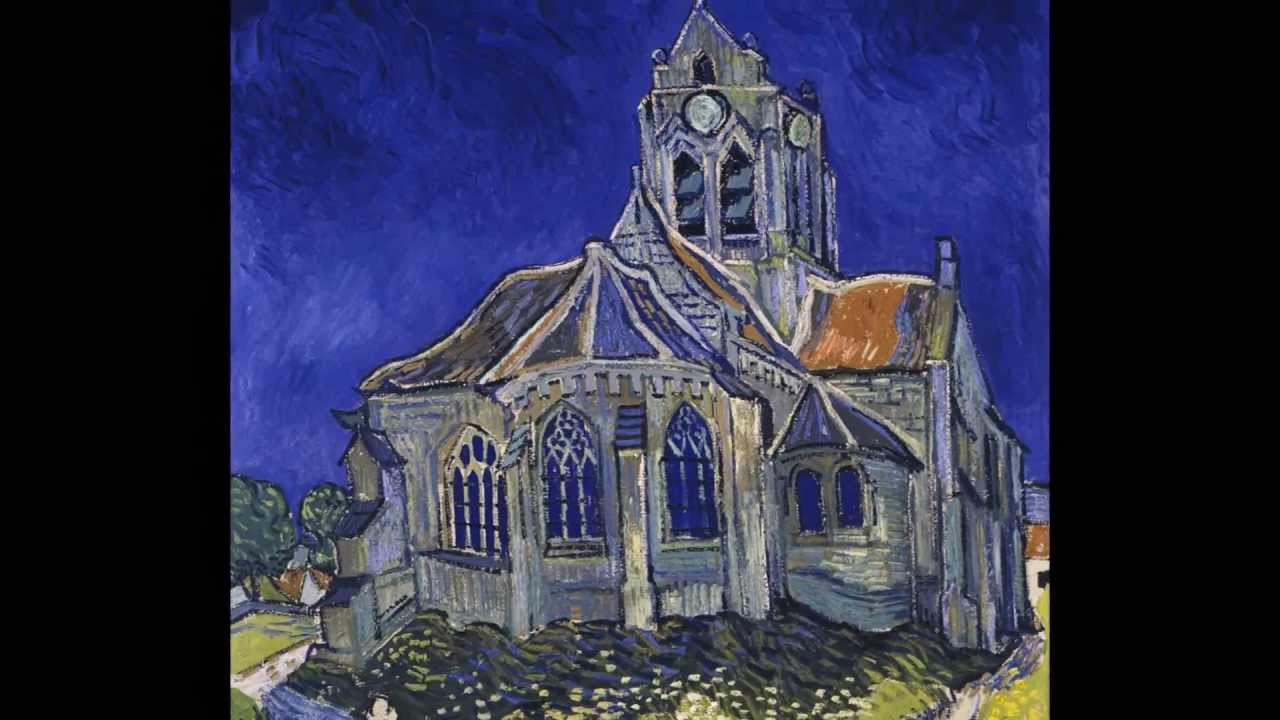 la iglesia de auvers vincent van gogh