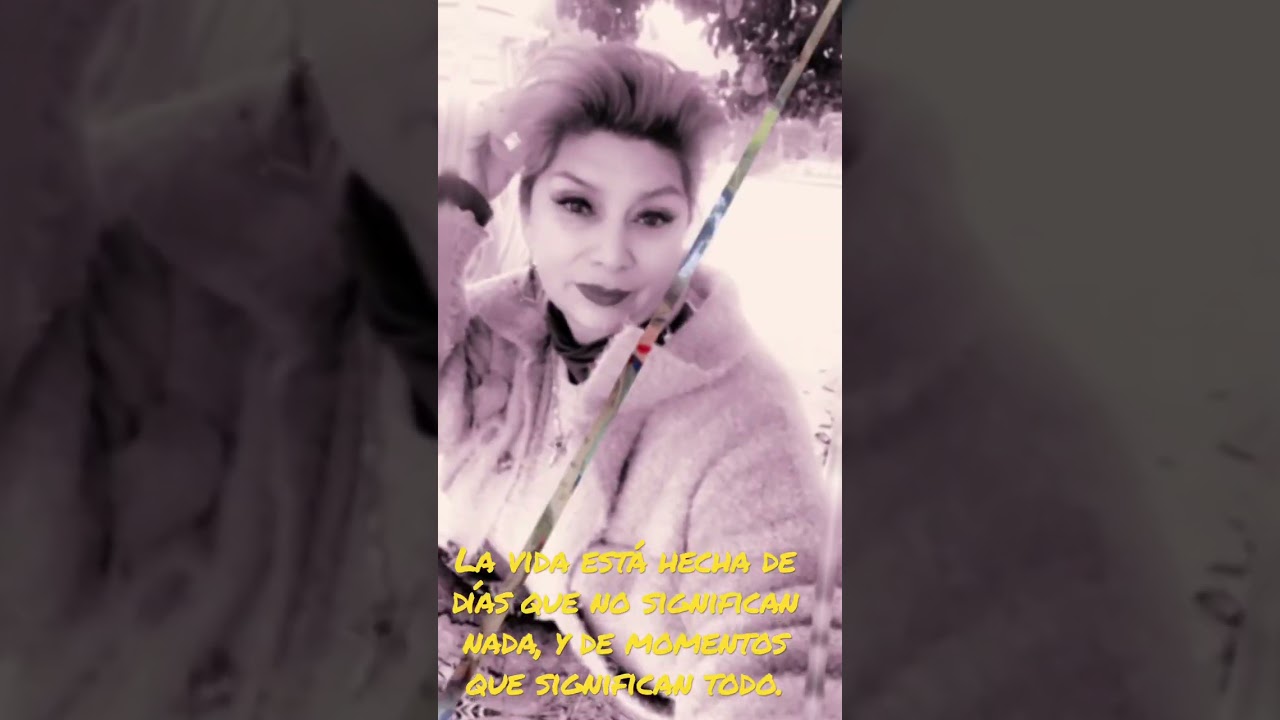 la vida esta hecha de dias que no significan nada