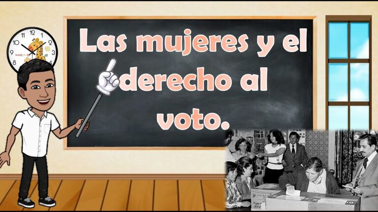 las mujeres y el derecho al voto