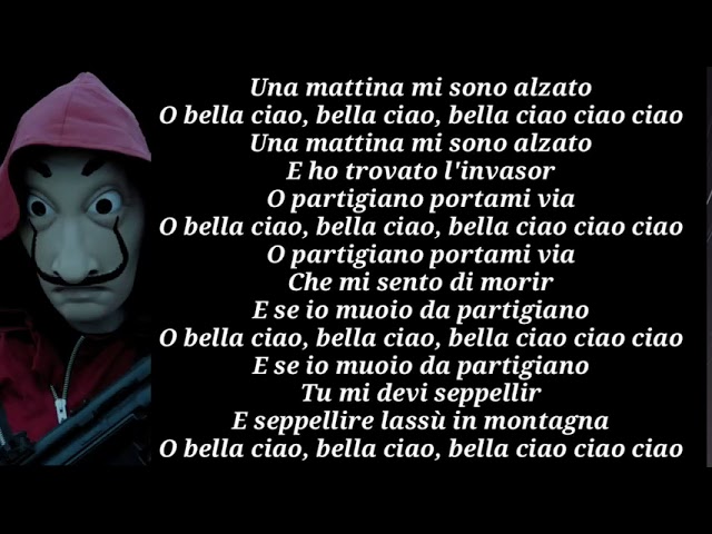 letra de la cancion la casa de papel