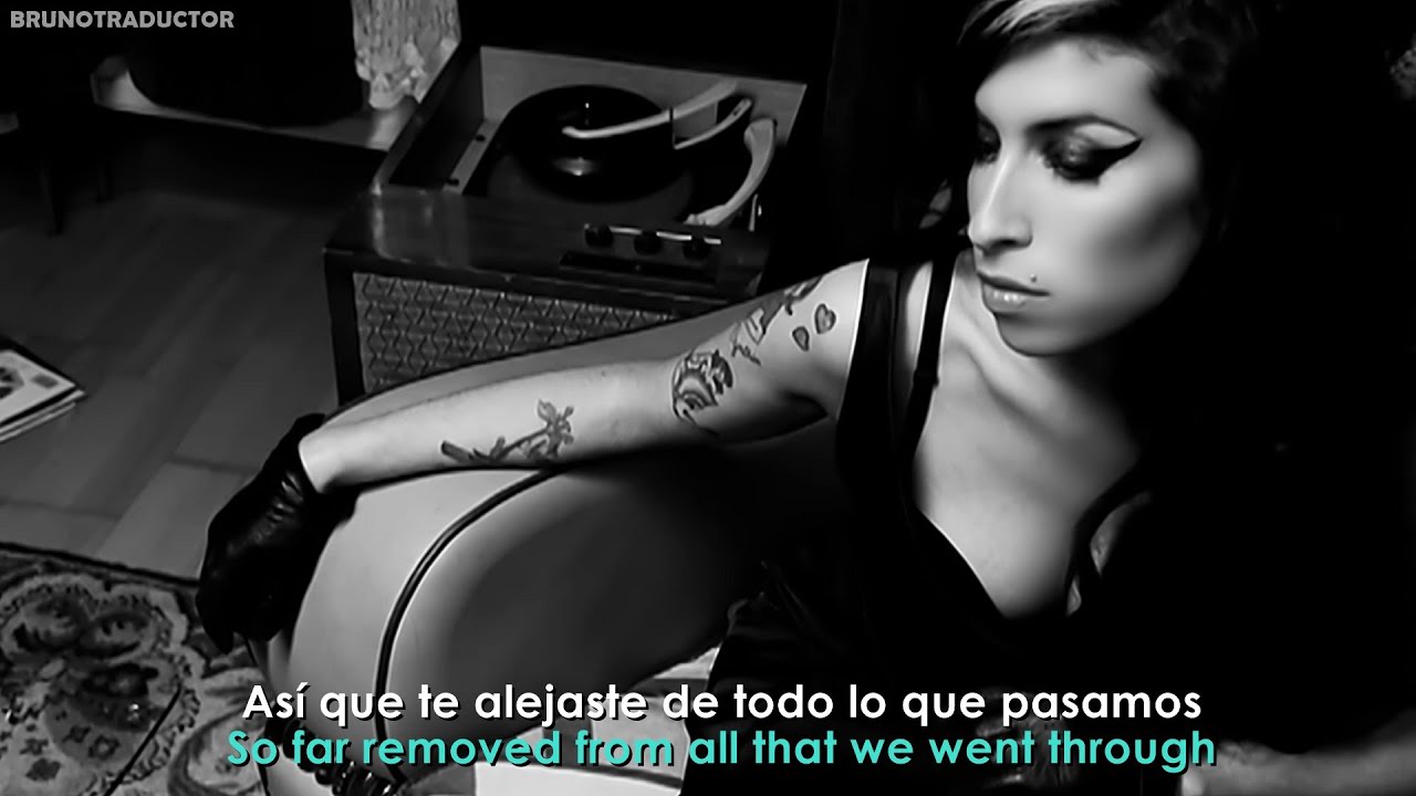 letra en español back to black amy winehouse
