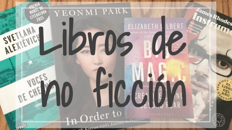 los mejores libros de no ficcion de la historia